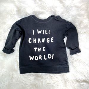 🎉HP🎉H&M I Will Change The World Sweatshirt